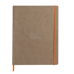 Rhodia Softcover Notebook - A4 - Taupe - Lined